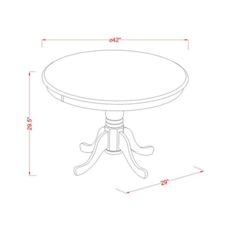 Dining Room Set Mahogany, HLLA3-MAH-04