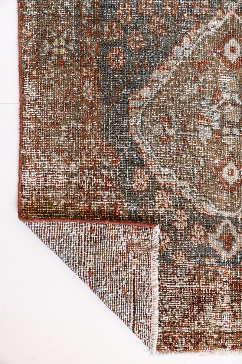 District Loom Vintage Persian Heriz Karaja runner rug-Fergus