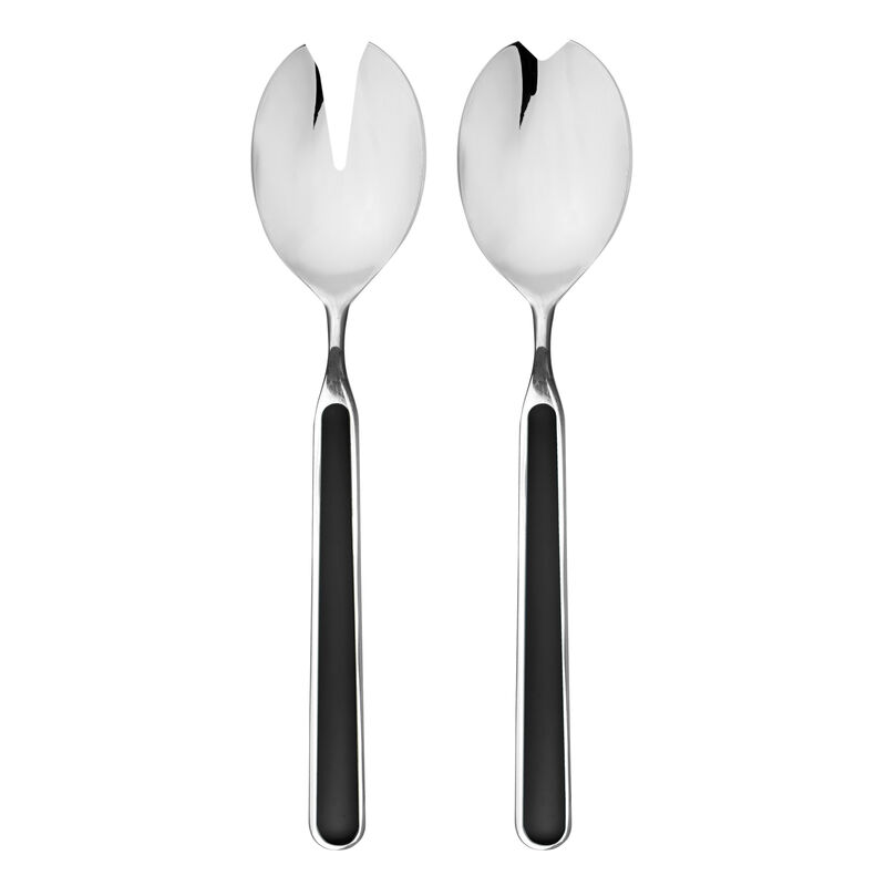 Fantasia 2-Piece Salad Serving Set in Black