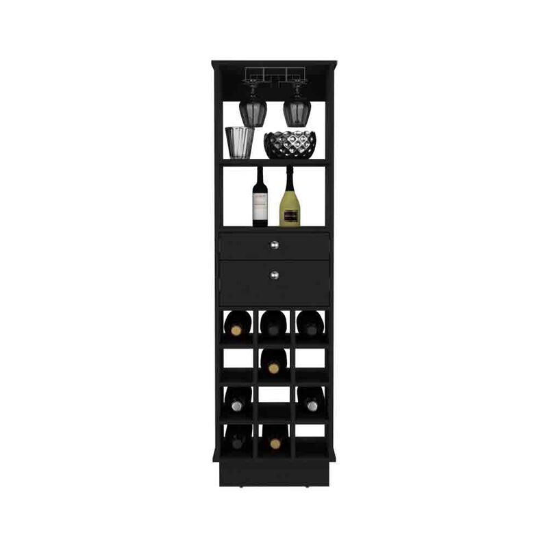 Bar Cabinet Bureck, Living Room, Black