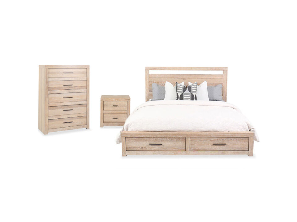 Modern Loft King Khaki 3-Piece Bedroom Set