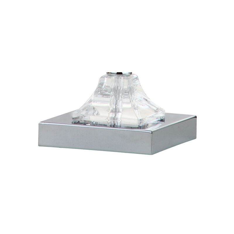 Chloe 26" Crystal LED Table Lamp, Clear