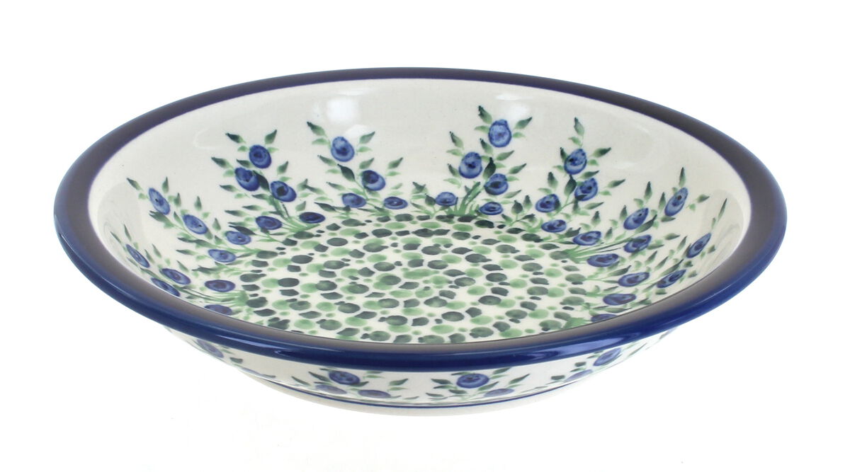 Blue Rose Polish Pottery Zara Soup Plate