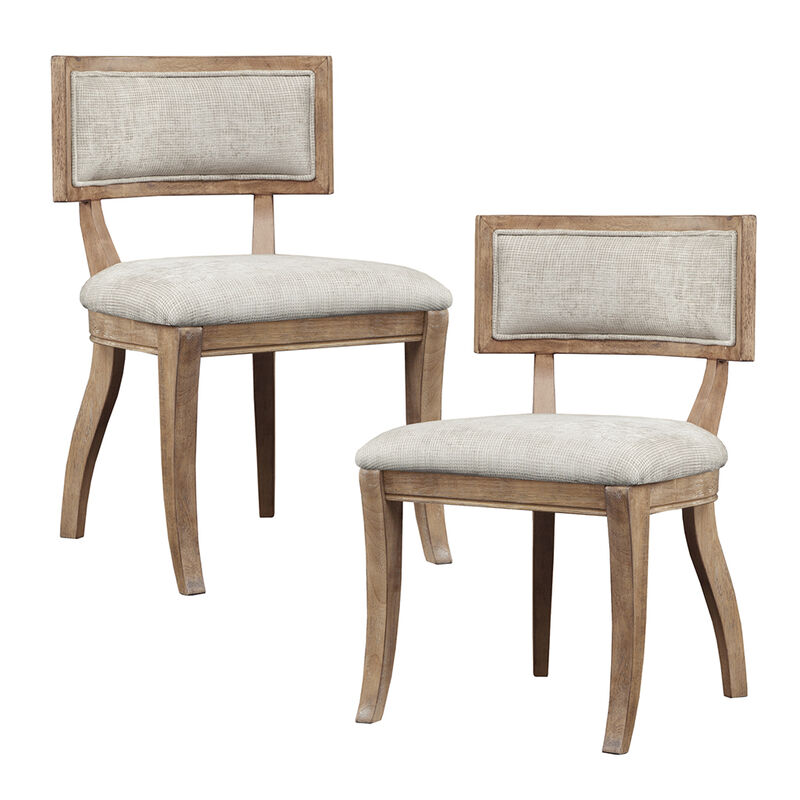 Gracie Mills Harold Contemporary Rustic Dining Chair Set of 2