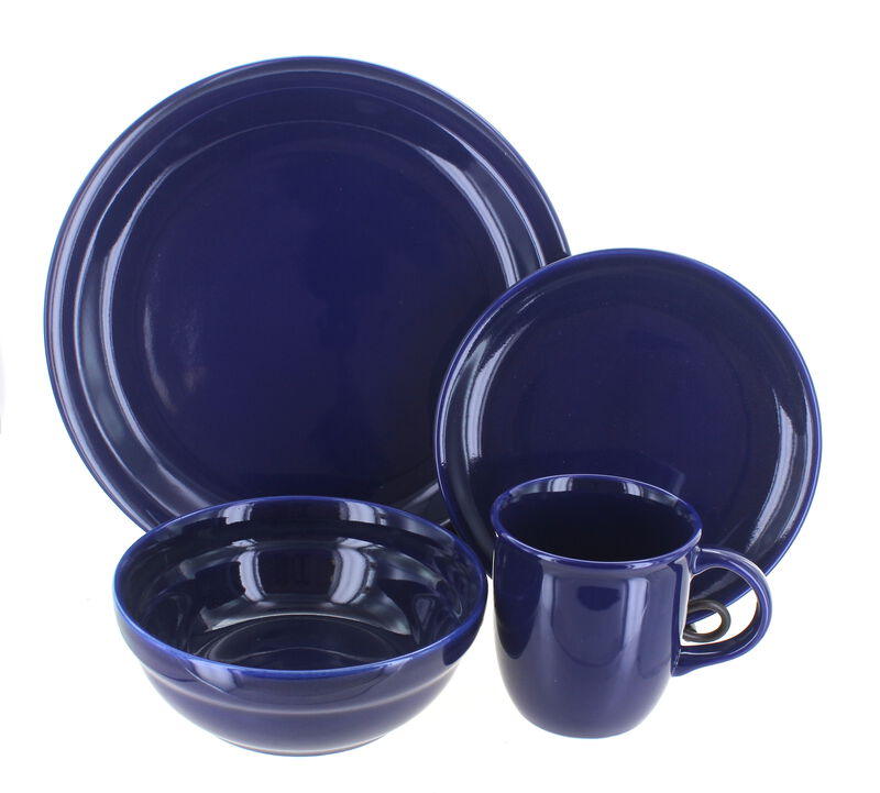 Blue Rose Polish Pottery Xandra 16 Piece Dinnerware Set