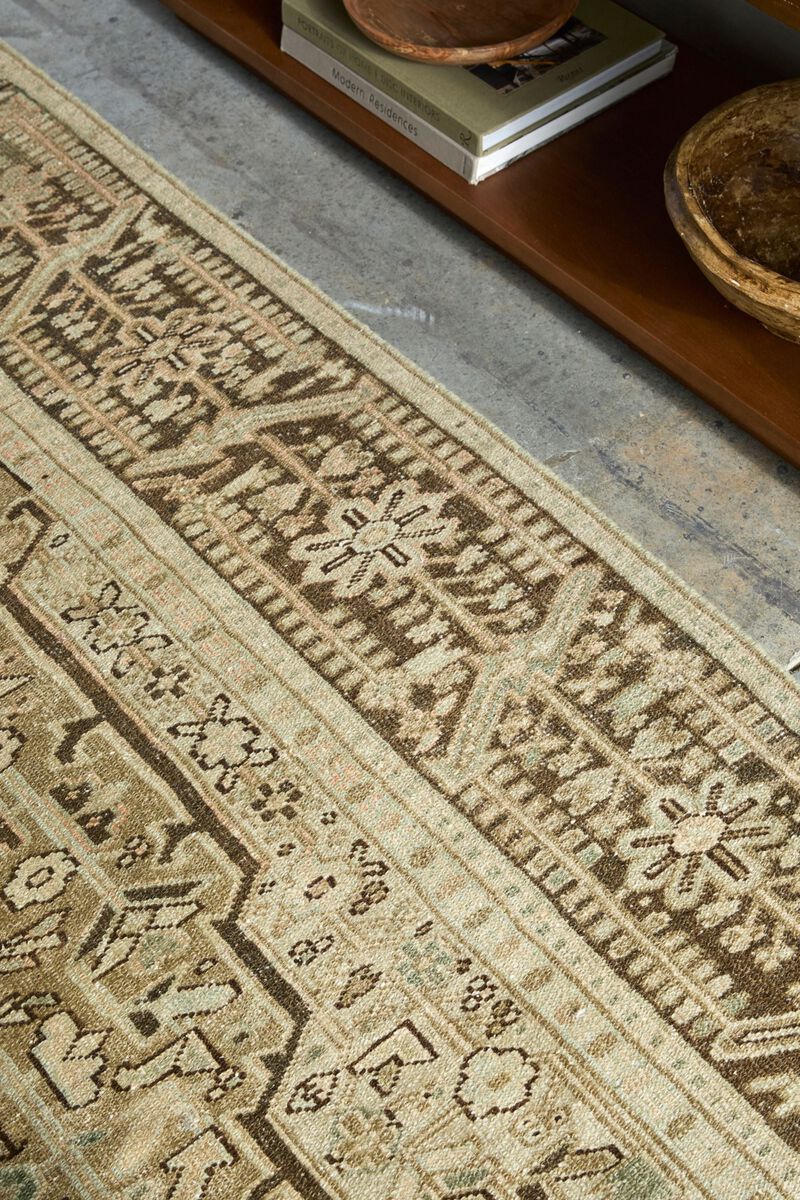 District Loom Vintage Persian Heriz Area Rug- Kaven