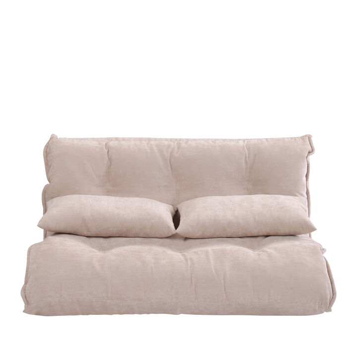 Merax Lazy Sofa Adjustable Folding Sofa