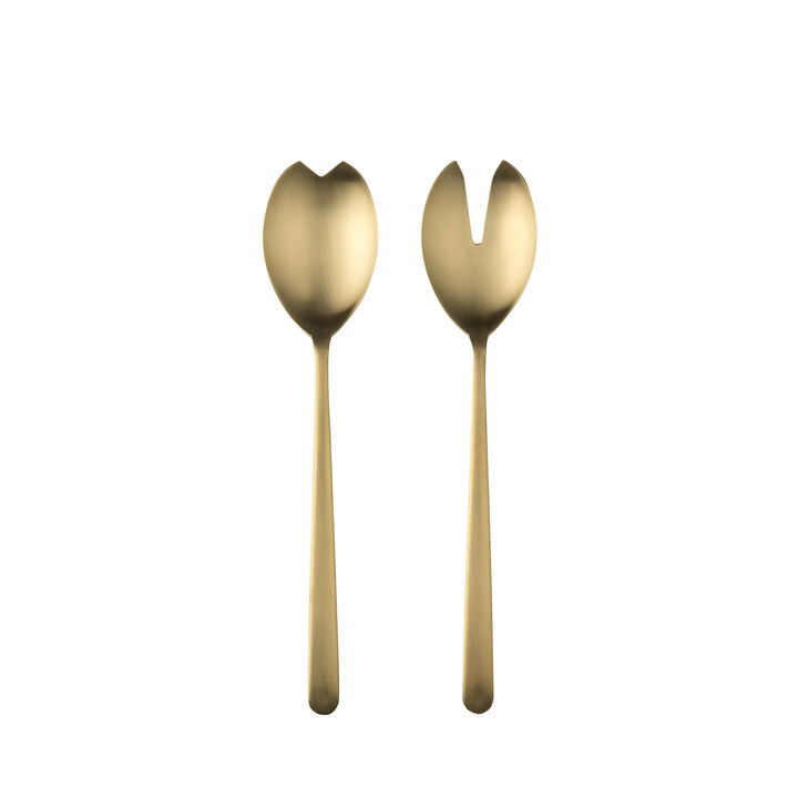 Ice Gold 2 Piece Salad Serving Set