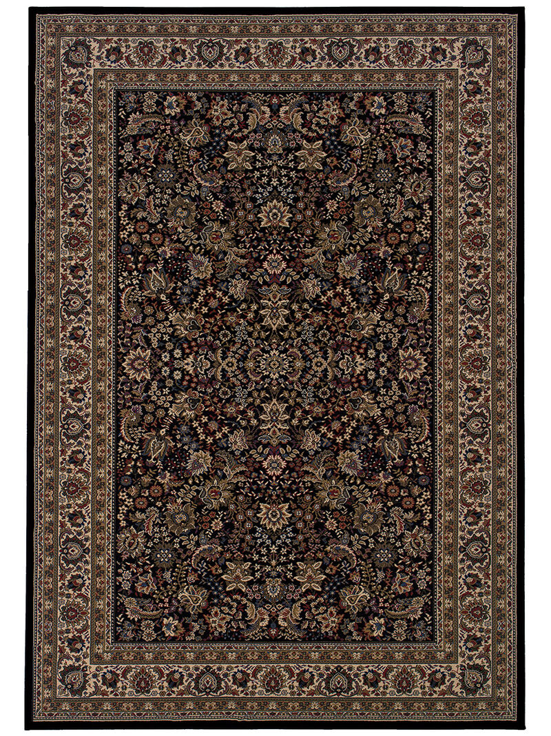 Ariana 2' x 3' Black Rug