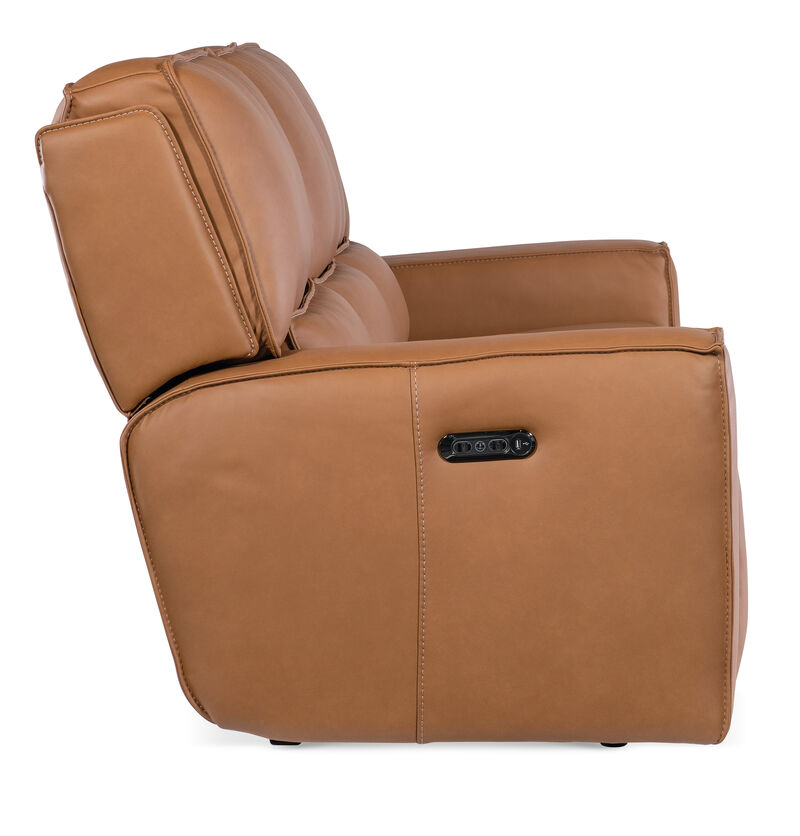 Miles Zero Gravity Power Sofa in Brown