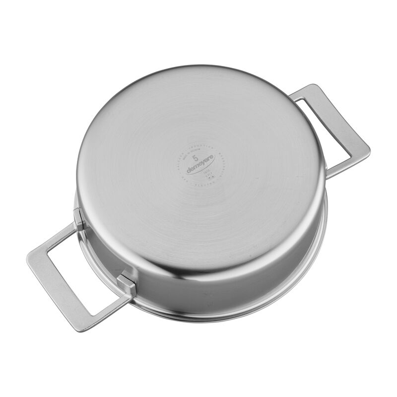 Demeyere Industry 5-Ply 4-qt Stainless Steel Deep Saute Pan