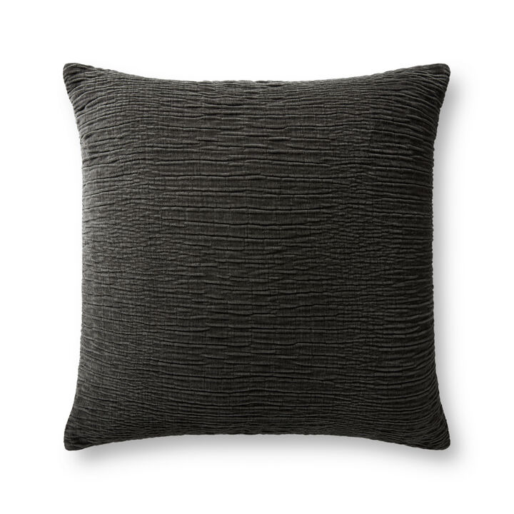 Charcoal 22''x22'' Poly Pillow