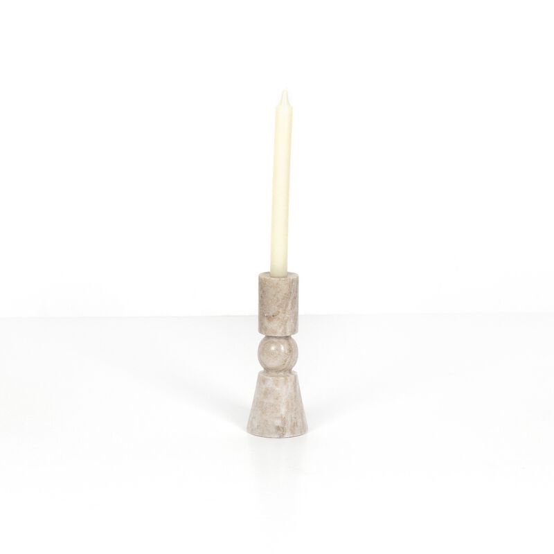 Rosette Taper Candlesticks (Set of 2)