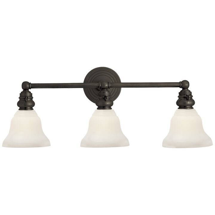 Boston Functional Triple Light in Bronze