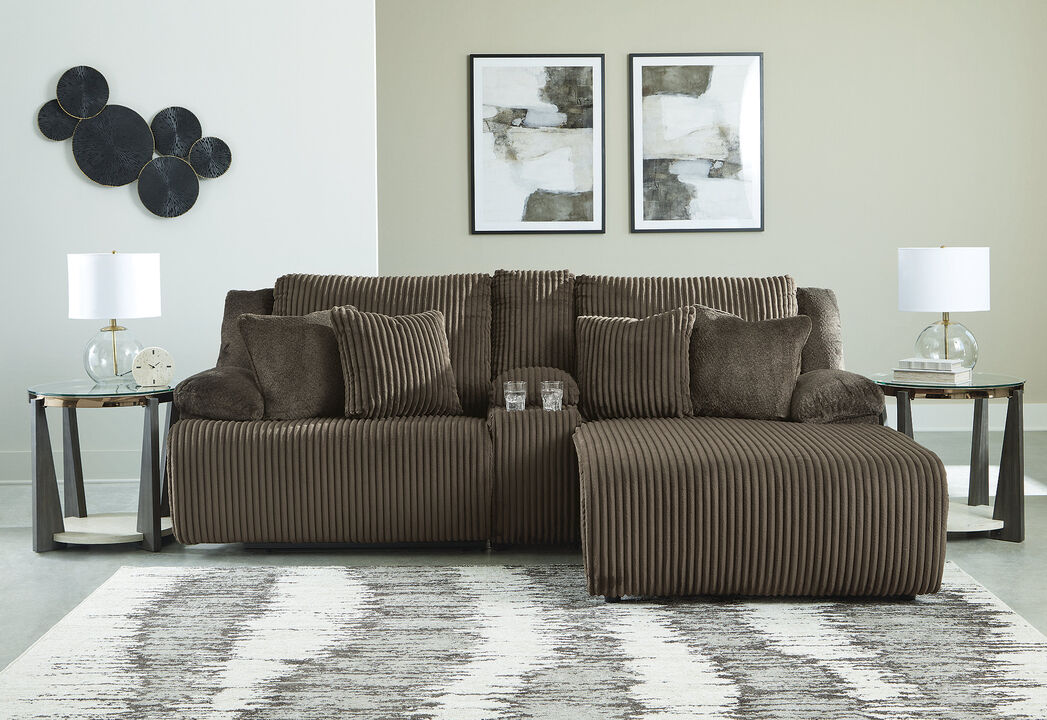 Top Tier 3PC Reclining Sectional Sofa