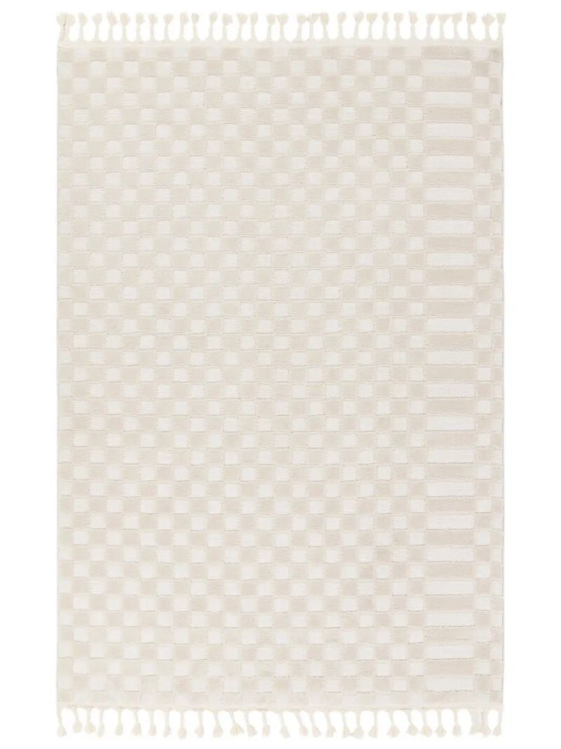 Jaida Casa White 2'5" x 10' Runner Rug