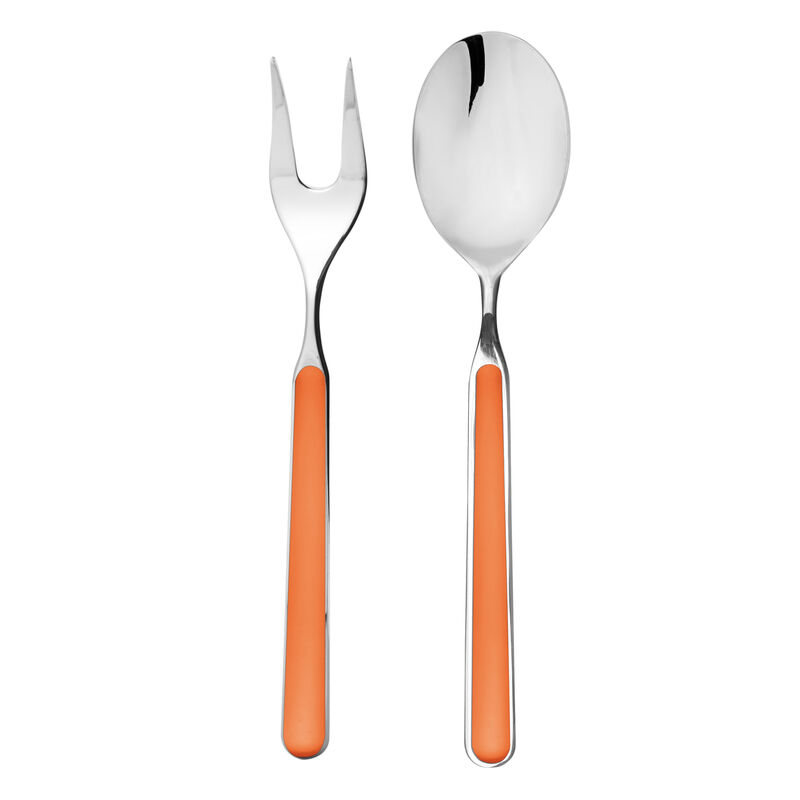 Fantasia 2-Piece Serving Set in Carrot