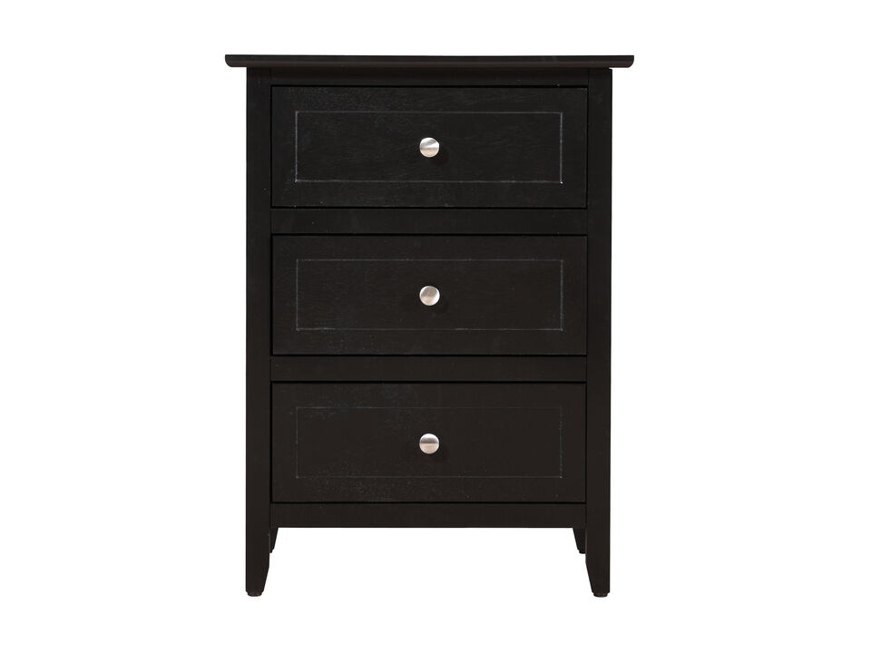 Daniel 3-Drawer Nightstand (25 in. H x 15 in. W x 19 in. D)