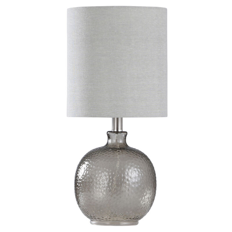 Mini Smoke Spanish Glass Ball Lamp (Set of 2)