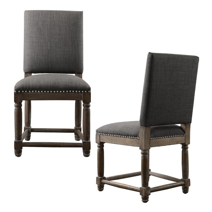 Belen Kox Rustic Charm Reclaimed Wood Dining Chairs - Set of 2, Belen Kox
