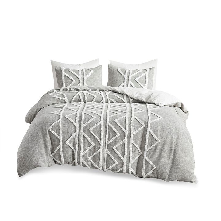 Gracie Mills Priscilla 3-Piece Cotton Comforter Set