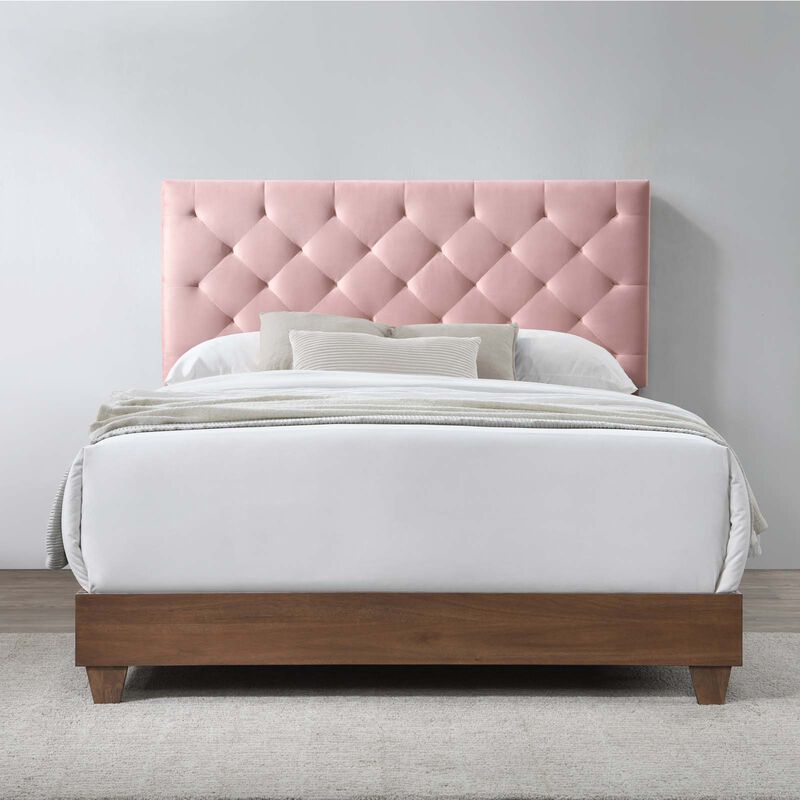 Modway - Rhiannon Diamond Tufted Upholstered Performance Velvet Queen Bed