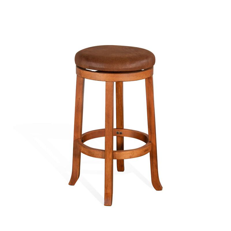 Sunny Designs Bar Swivel Stool, Cushion Seat