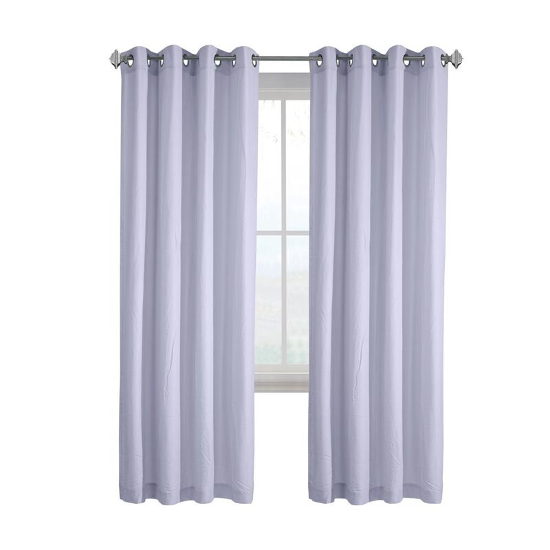 Habitat Harmony Light Filtering Soft and Relaxed Feel in Room Provide Privacy Grommet Curtain Panel Lavender