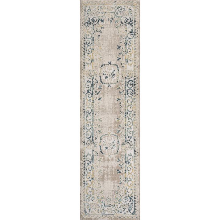 Rosalia Cottage Medallion Beige/Ivory Rug