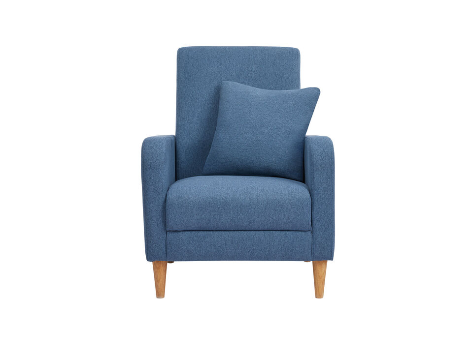 Modern Upholstered Accent Chair with Pillow