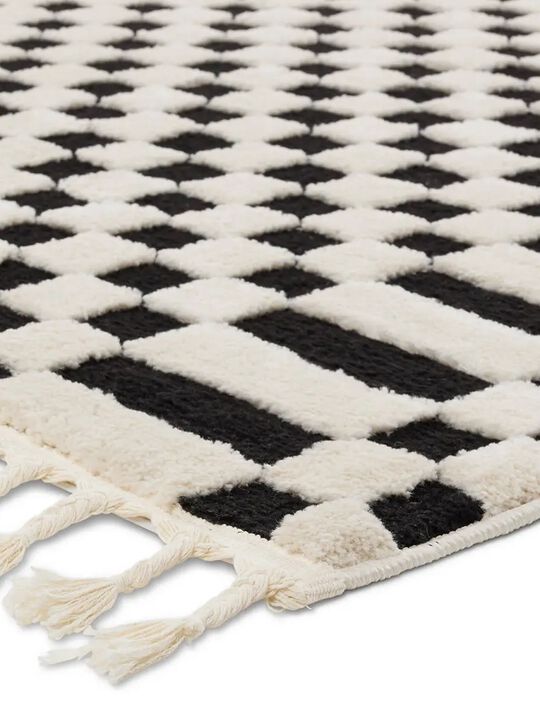 Jaida Casa White 2'5" x 10' Runner Rug