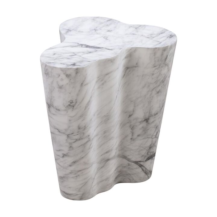 Belen Kox Contemporary Marble Tall Side Table, Belen Kox