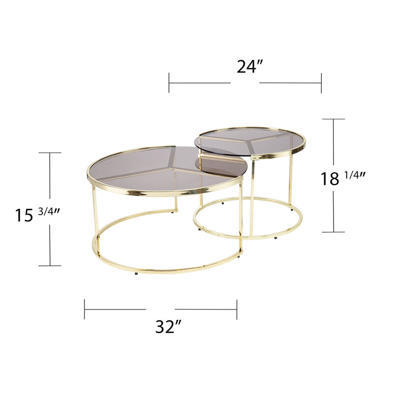 Fortman 2-Piece Nesting Cocktail Table