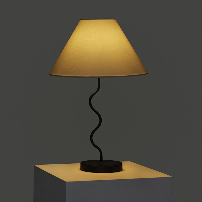 Squiggle LED Table Lamp - Black