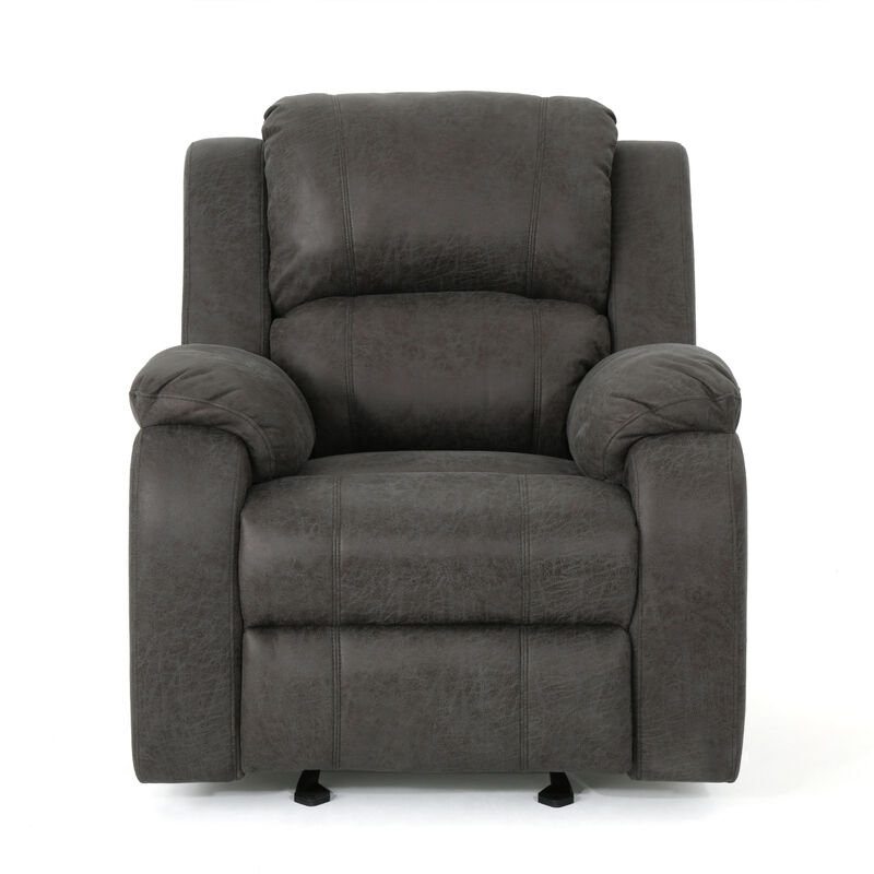 Merax Linen Fabric Manual Recliner Chair