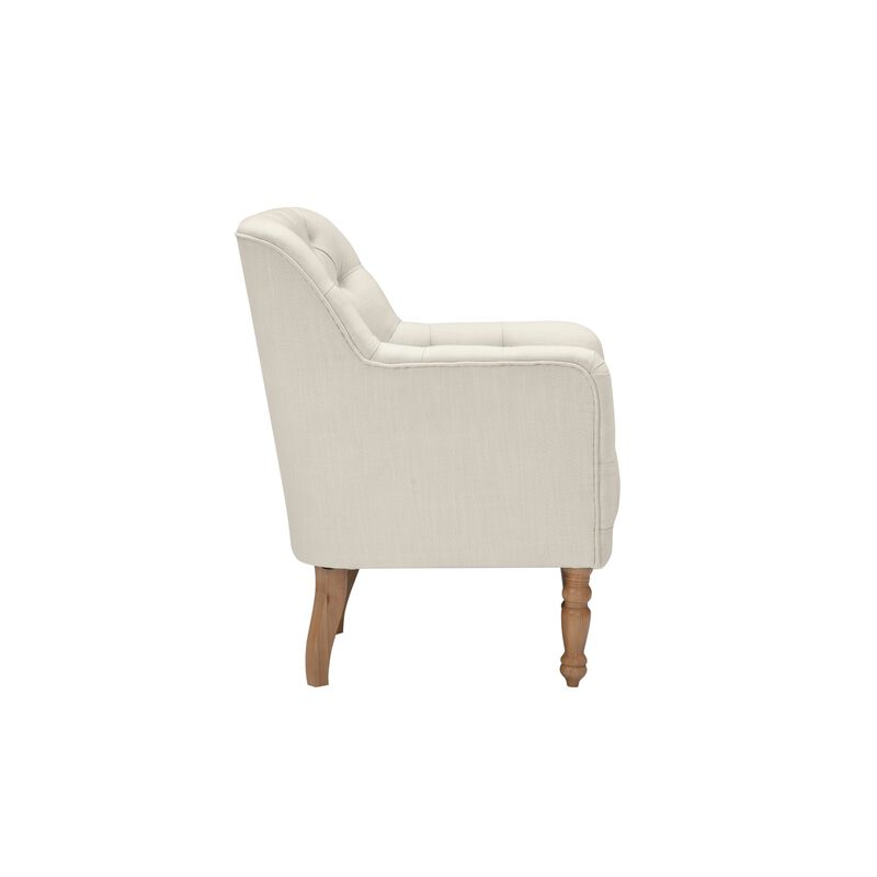 Rustic Manor Tania Linen Accent Armchair