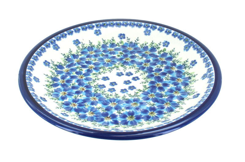 Blue Rose Polish Pottery Nature Small Dinner Plate