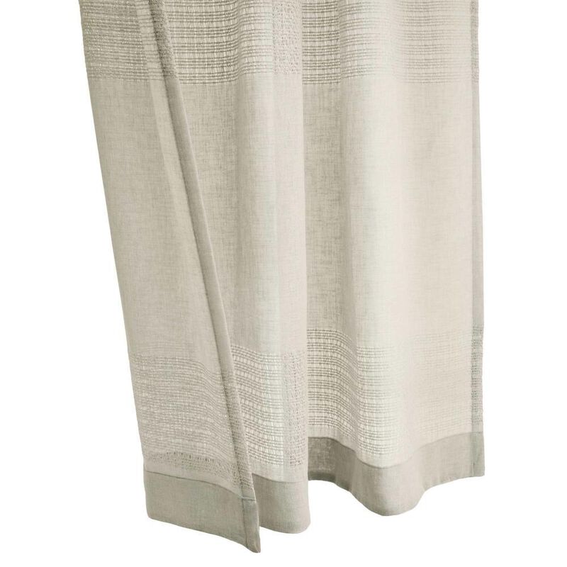 Commonwealth Lindsey Back Tab Curtain Panel - 52x95", Linen
