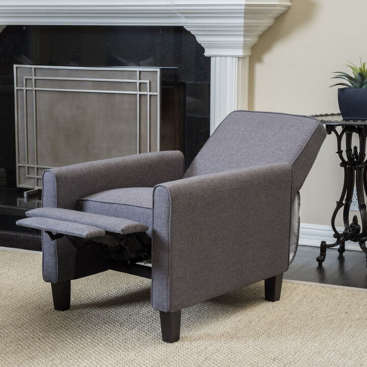 Merax Linen Fabric Manual Recliner Chair