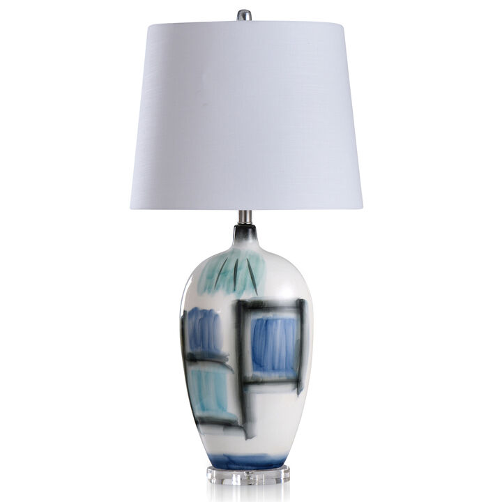 Trier Blue Table Lamp
