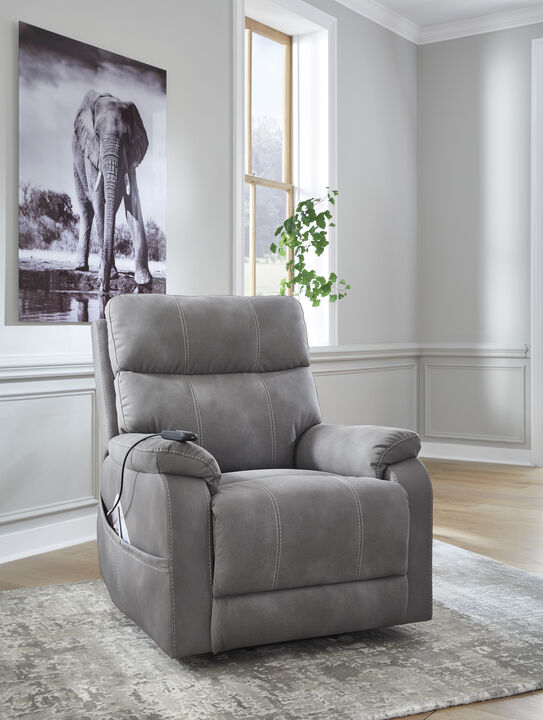 Slate Power Lift Recliner