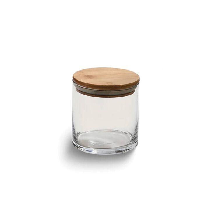 Small Round Glass Container