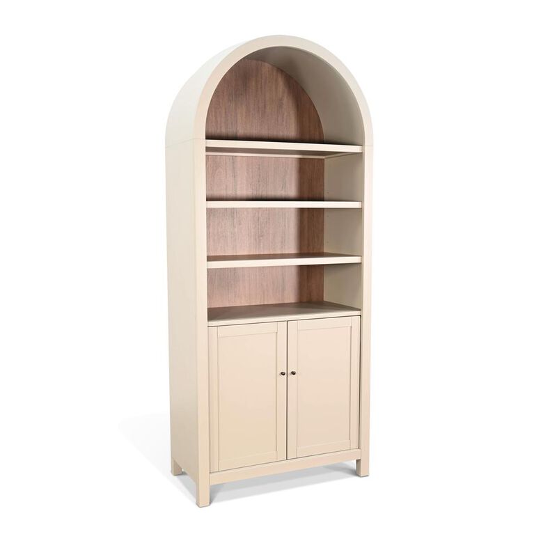 Sunny Designs Arched Display Cabinet with Doors