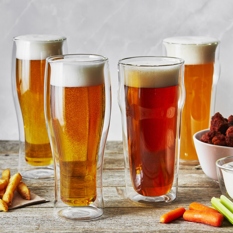 ZWILLING Sorrento 4-pc Double-Wall Pint & Pilsner Glass Set