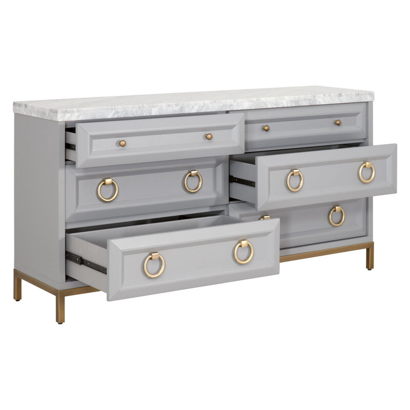 6-Drawer Double Dresser