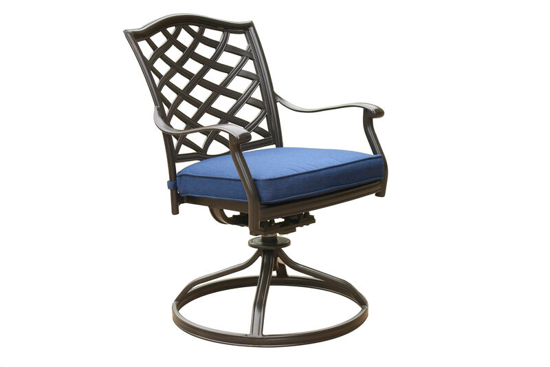 Aluminum Dining Swivel Chair