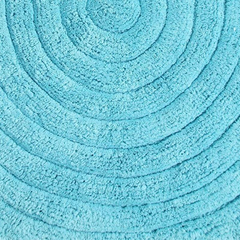 Knightsbridge Echo 220 GSF Non Skid Back Bath Rug 17 x 24 - Aqua