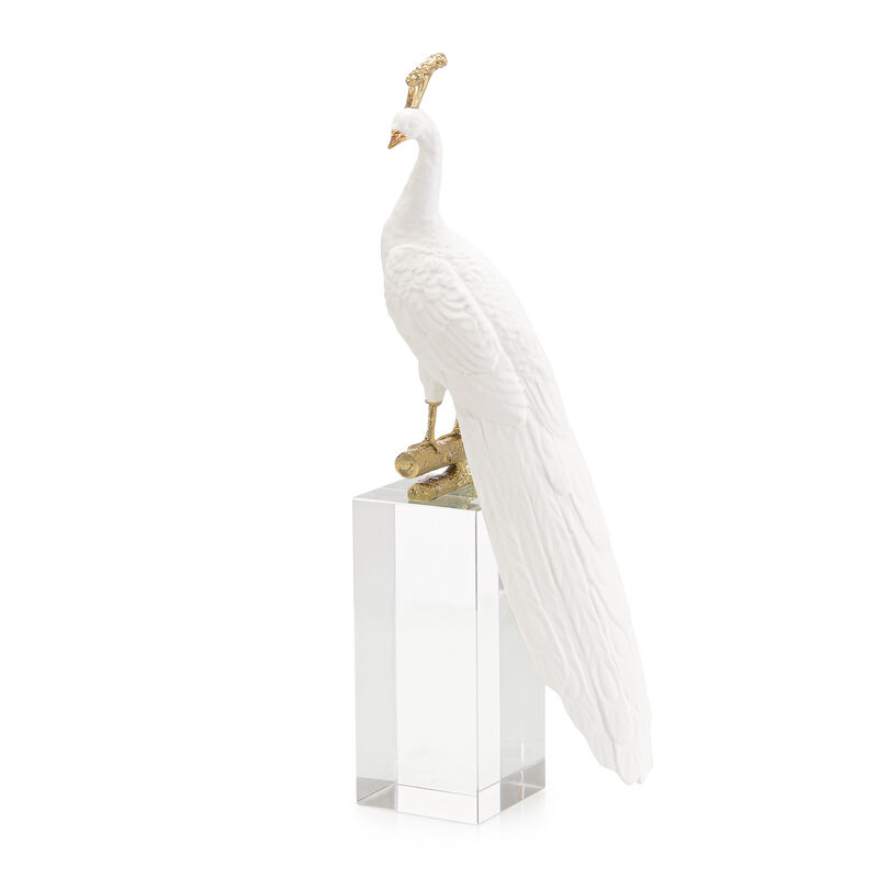 White Peacock Sculpture I