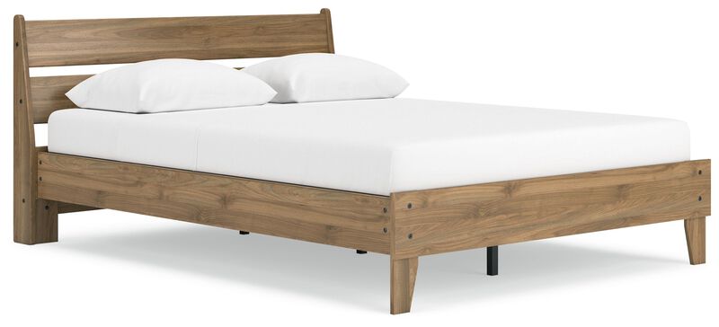 Queen Platform Panel Bed