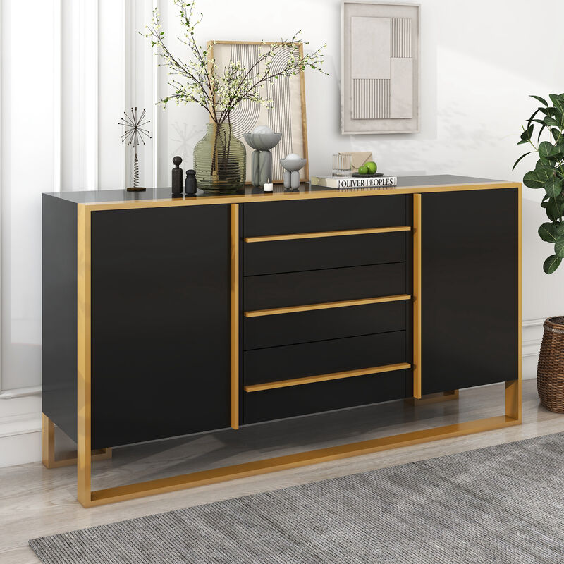 Merax Modern Style 59"L Sideboard  Storage Buffets